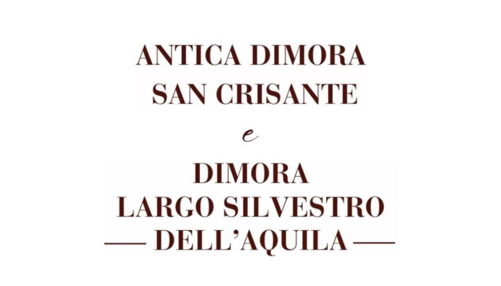 ラクイラAntica Dimora San Crisante - Centro Storicoアパートメント エクステリア 写真